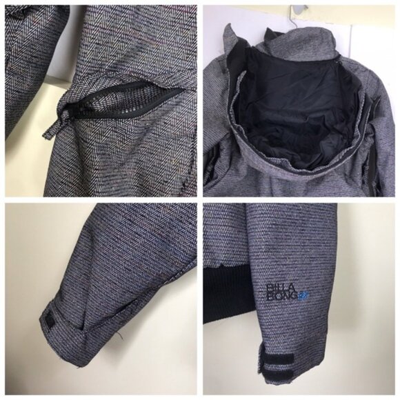 BILLABONG PILOT Snow Ski Snowboard Lightweight Shell Winter Jacket Hoodie Light - Picture 11 of 16